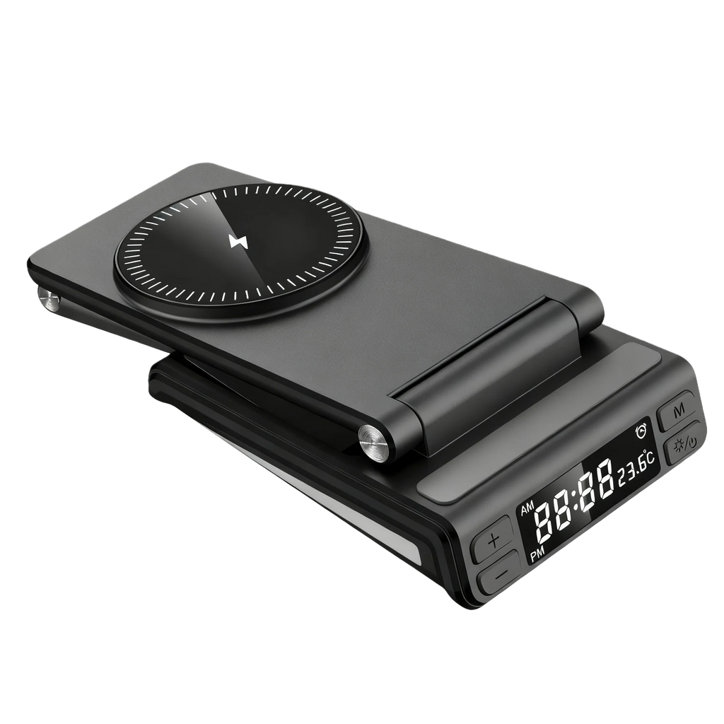 Magnetic Phone Holder 15W Fast Wireless Charger Stand 3 in 1 Wireless Charger for Phone Smart Watch Headset