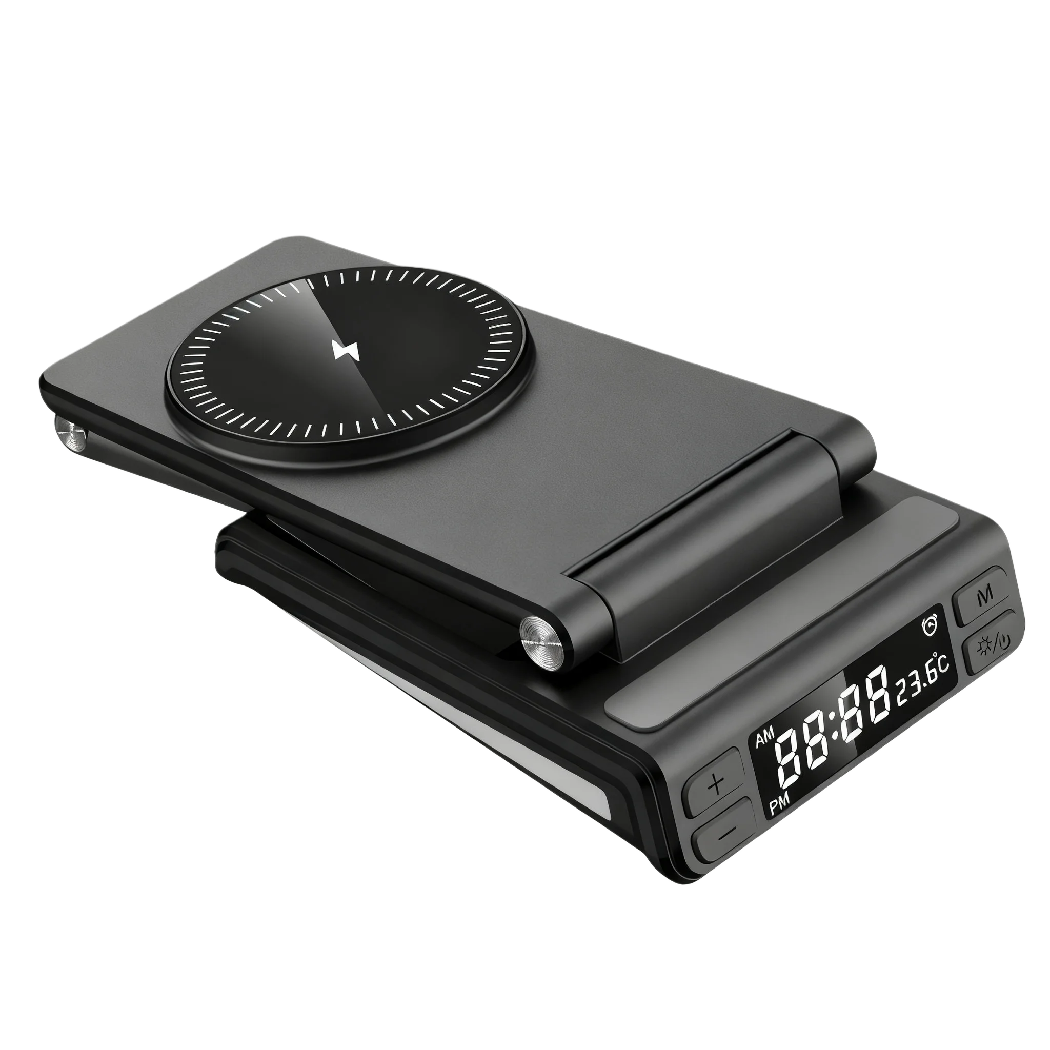 Magnetic Phone Holder 15W Fast Wireless Charger Stand 3 in 1 Wireless Charger for Phone Smart Watch Headset