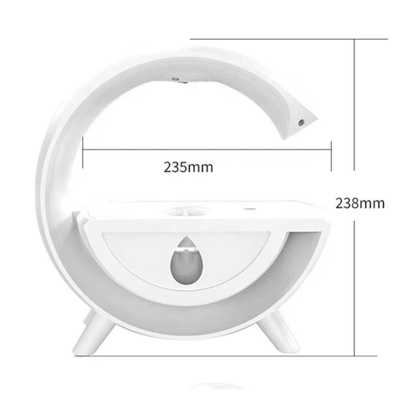 Lonvel Rain Cloud Humidifier Colorful Atmosphere Light Household USB Night Light Water Droplet Backflow Anti Gravity Humidifier