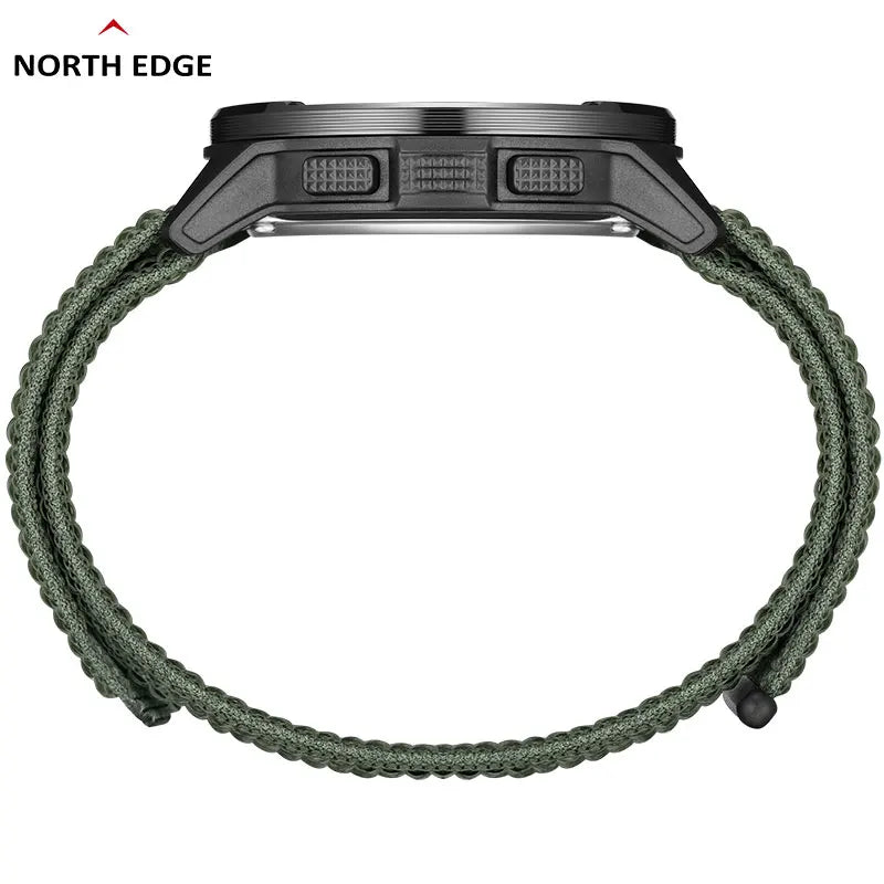 North Edge ALPS Men's Electronic Watch Shock Sports Super Light Outdoor Compass 50M Waterproof Wristwatches