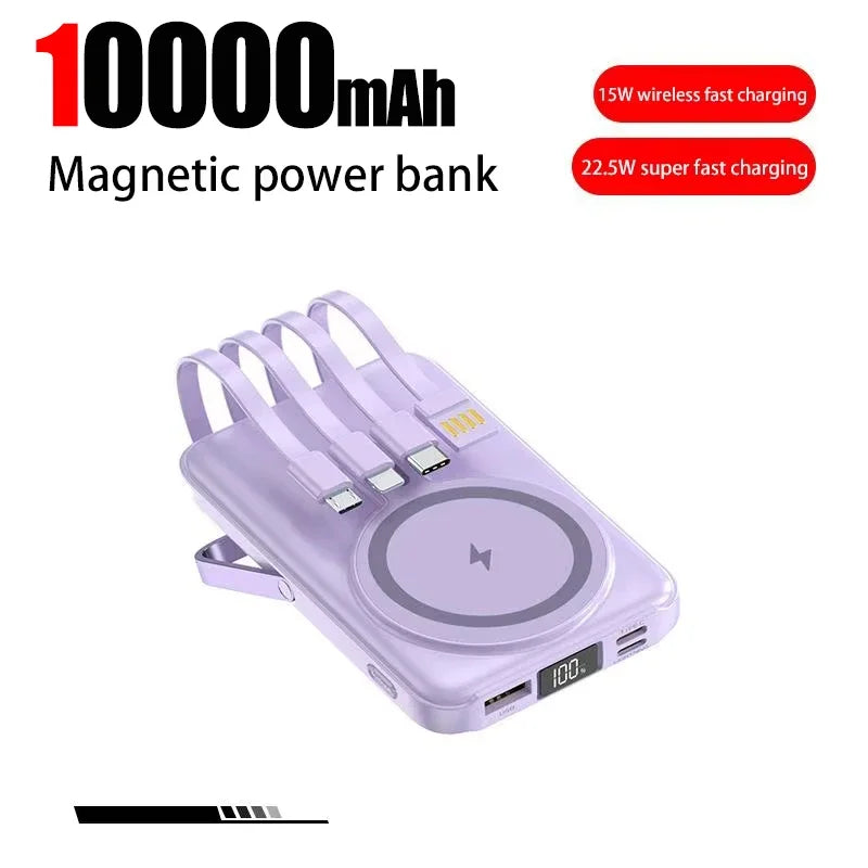 OnePlus 50000mAh Power Bank Ultra-large Capacity Magnetic Wireless Super Fast Charger Comes With a Charge Cable Power Supply