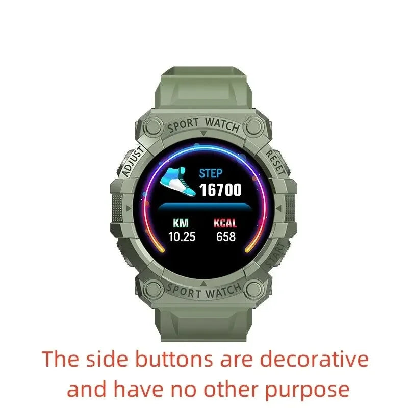 Smart Watch Fitness Bracelet Sport Pedometer Control Music BT Connection Clock Alarm Weather Message Smartwatch FD68S Y56