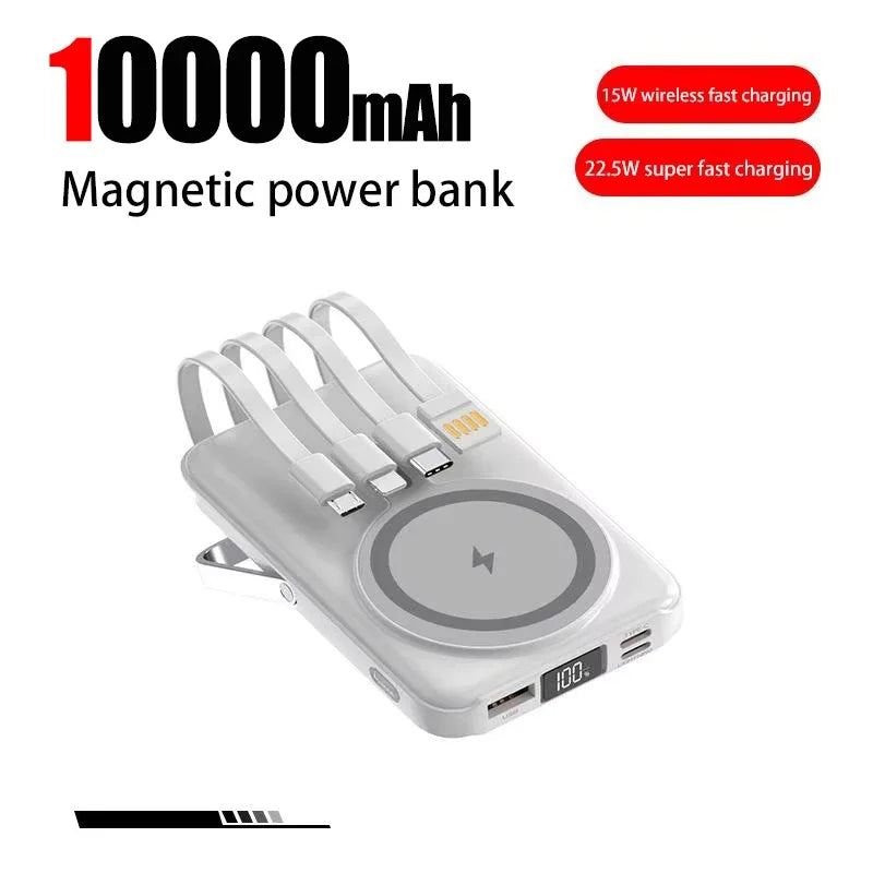 OnePlus 50000mAh Power Bank Ultra-large Capacity Magnetic Wireless Super Fast Charger Comes With a Charge Cable Power Supply