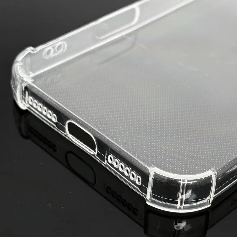 Clear Shockproof PC Case for iPhone 17 Pro Max Full Camera Lens Protection Cover for iPhone 17 Air 17 Pro Silicone TPU Cover