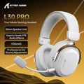ATTACK SHARK L30PRO 4-Mode Wireless Gaming Headset, Lightweight, 7.1 Surround, 10ms Latency, 1100mAh, Detachable Mic for PC/PS5