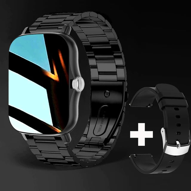 Smart Watch With Full Touch Screen Call Message Reminder Music Control And Other Functions Compatible with iPhone/Android HT30