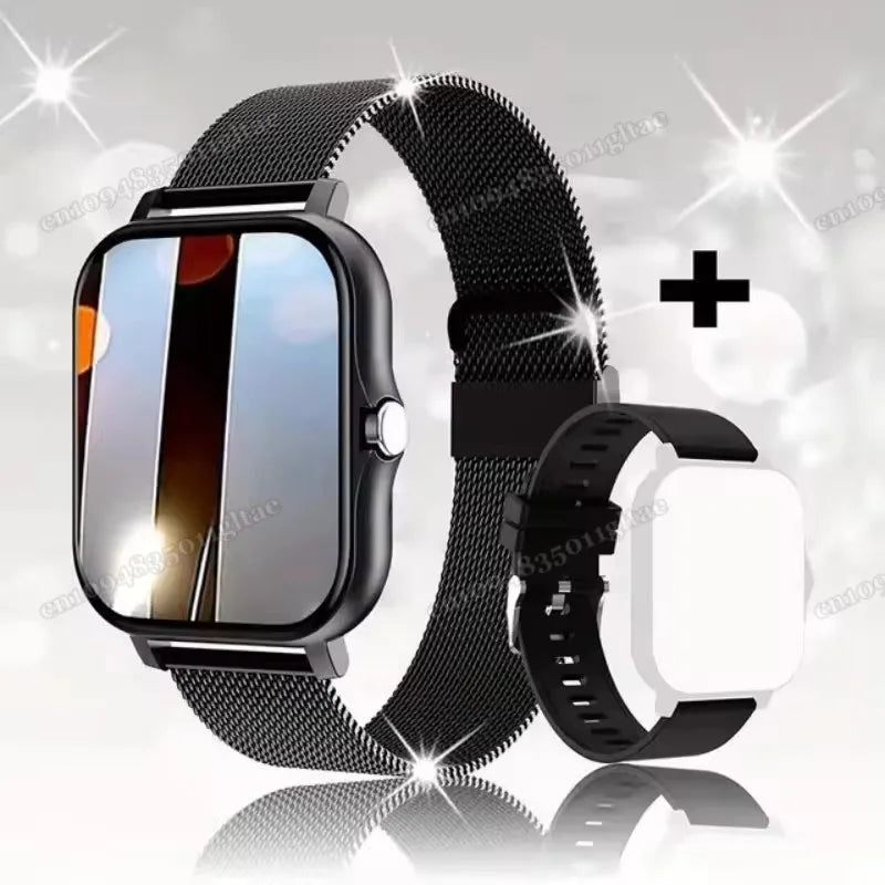 Smart Watch With Full Touch Screen Call Message Reminder Music Control And Other Functions Compatible with iPhone/Android HT30