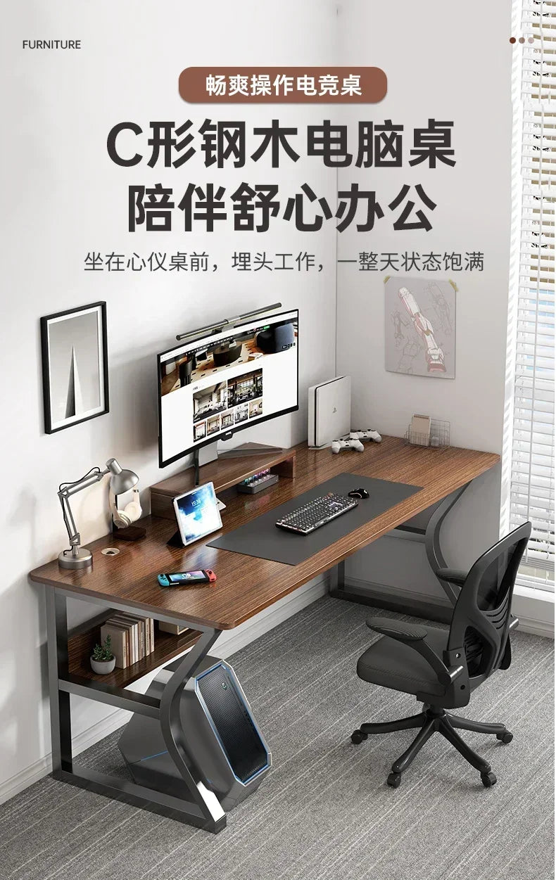 For Computer Desk Household Minimalist Modern Desktop Desk Study Writing Desk Workbench Simple E-Sports Table