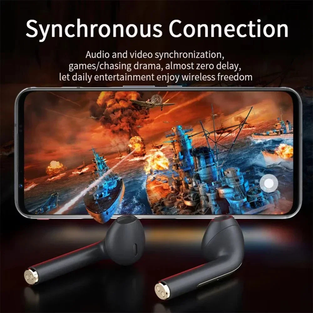 J18wireless Bluetooth earphones HiFI in ear stereo microphone waterproof noisecancelling sports earphones suitable for Xiaomi ..