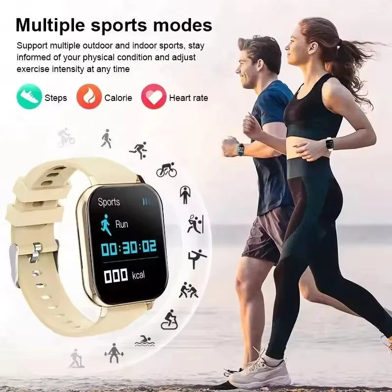 Smart Watch With Full Touch Screen Call Message Reminder Music Control And Other Functions Compatible with iPhone/Android HT30