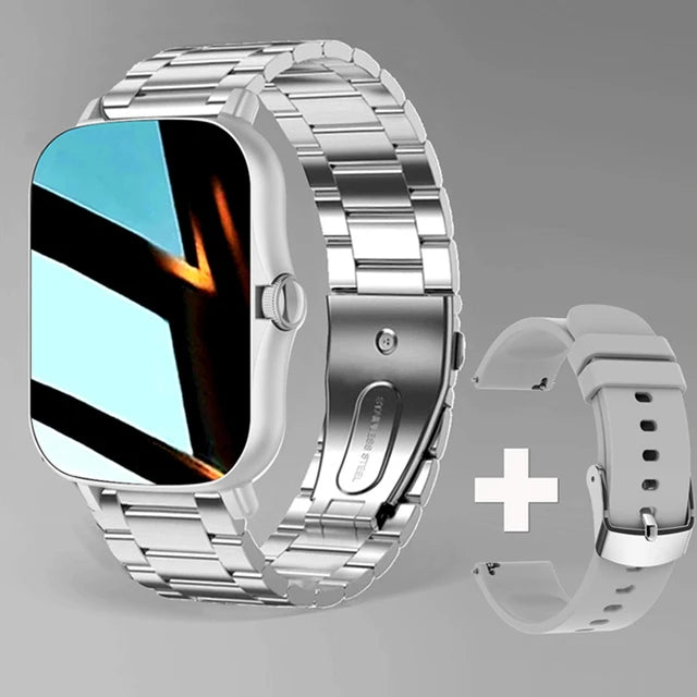 Smart Watch With Full Touch Screen Call Message Reminder Music Control And Other Functions Compatible with iPhone/Android HT30
