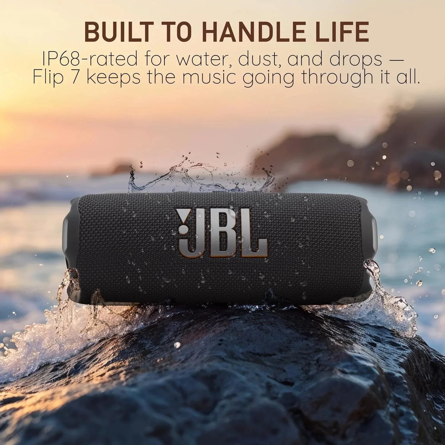 JBL Flip 7 Portable Bluetooth Speaker IP68 Waterproof Wireless Outdoor Speaker 14H Playtime Stereo Bass Sound Box