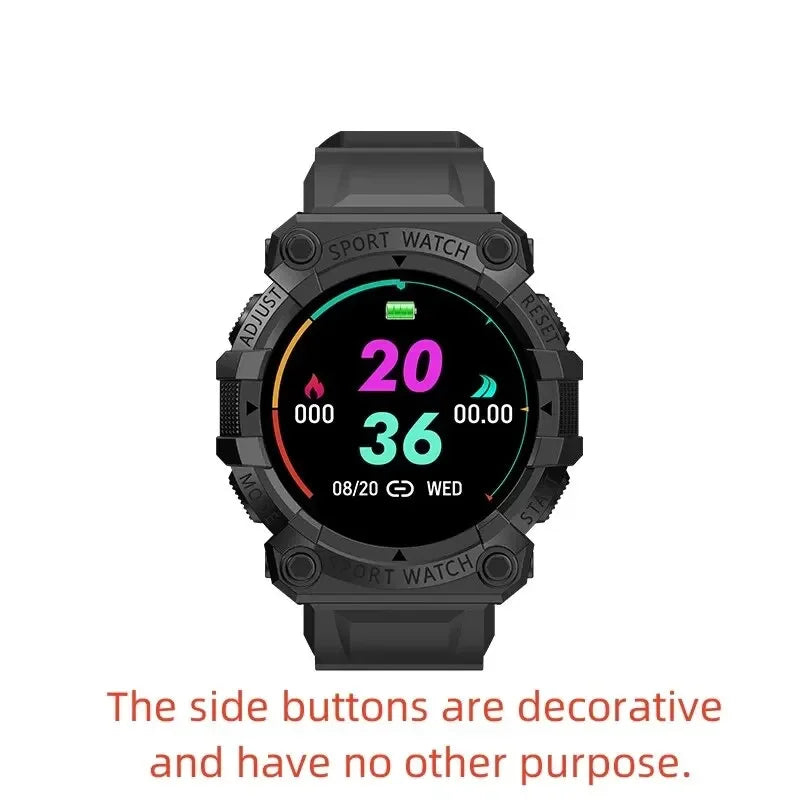 Smart Watch Fitness Bracelet Sport Pedometer Control Music BT Connection Clock Alarm Weather Message Smartwatch FD68S Y56